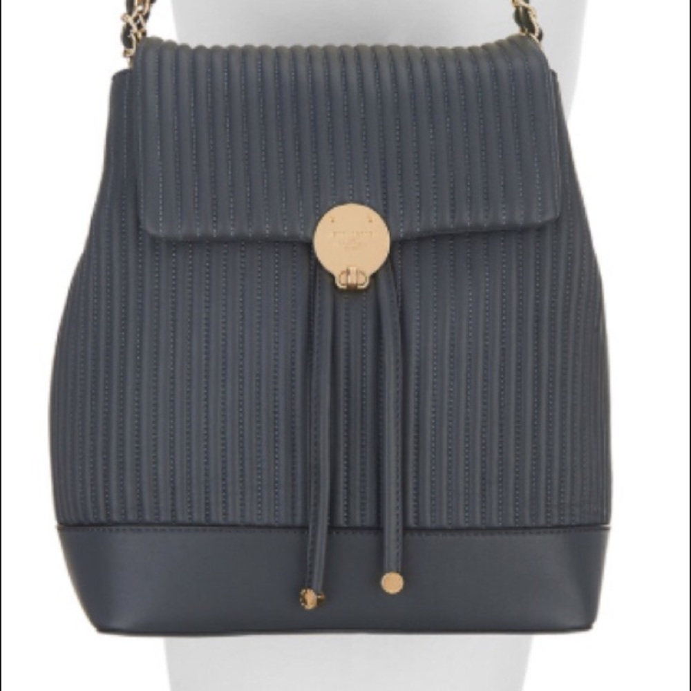 Henri Bendel Covertable bookbag purse gray no. 7